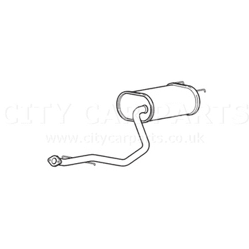 Lexus IS200d Models 2.2 Saloon Models 2005 to 2011 Exhaust Rear Silencer Back Box