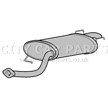 LEXUS RX300 3.0 MODELS 2000 TO 03 EXHAUST REAR SILENCER BACK BOX QUALITY BRAND NEW UNIT