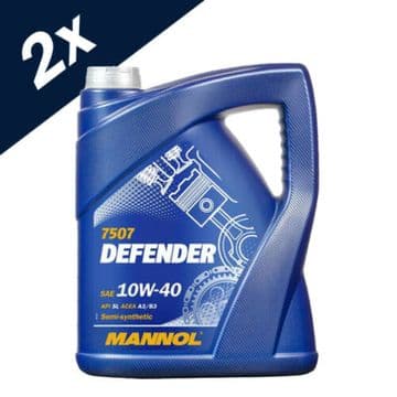 MANNOL Defender Semi-Synthetic Engine Oil 501.01/505.00 MB 229.1 10W-40 SL