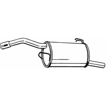 Mitsubishi Colt 1.1 1.3 Petrol Hatchback 2004 to 2008 Rear Silencer Exhaust Rear Box