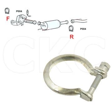 Mitsubishi Outlander CW7W Models 2.2 D Mid-Section Rear Exhaust Pipe Clamp