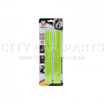 NIGHT SAFETY BRIGHT AND BOLD YELLOW BANDS REFLECTIVE BRACELETS NIGHT SAFETY REFLCTIVE