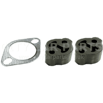 Nissan Figaro 1.0 Petrol Coupe Rear Exhaust Rubber Hanger & Gasket Fitting Kit