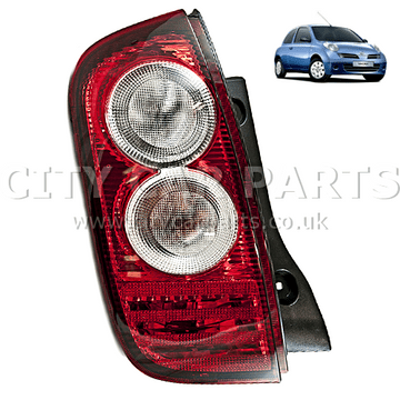 Nissan Micra K12E Models 2002 To 2012 Passenger Side Left Side Rear Lamp Light