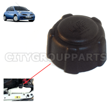 NISSAN MICRA K12E MODELS 2003 TO 2011 COOLANT EXPANSION BOTTLE RESERVOIR CAP
