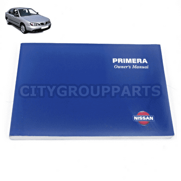 NISSAN PRIMERA P11E FACELIFT MODELS FROM 1999 TO 2002 OWNERS MANUAL HANDBOOK