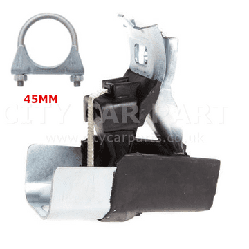 Renault Clio Grand Modus Modus Rear Exhaust Rubber Hanger Mounting & 45mm Clamp