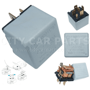 Saab 9-3 Vauxhall Astra Zafira Vectra 4PIN White Headlamp Washer Relay 24438885