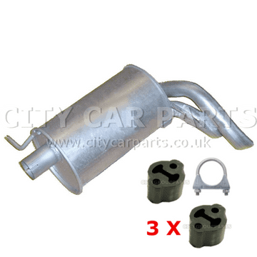 SEAT ALHAMBRA 1.9 TDI 1996 TO 2011 EXHAUST REAR SILENCER BACK BOX + FITTING KIT