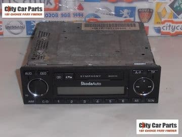 SKODA RADIO MK1 FABIA OCTAVIA SUPERB CASSETTE PLAYER SYMPHONY STEREO UNIT CODE