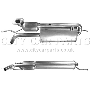 SMART FORTWO 1.0 2007 TO 2012 CATALYTIC CONVERTER EXHAUST SILENCER TAIL PIPE