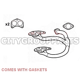 SUBARU FORESTER 2.0 PETROL ATV/SUV 2002 TO2005 EXHAUST FRONT Y DOWN PIPE