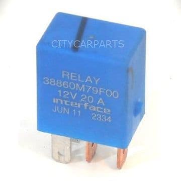 Suzuki Blue Relay Fuel Pump Fuel Pump 12v 20a Interface 38860M79F00 4 Pins 12v