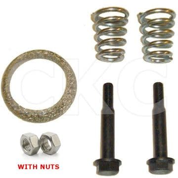 Suzuki Swift 1.3 Front Down Pipe Rear Exhaust Fitting Kit Bolts,Springs, Gasket