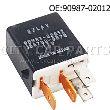 Toyota Avensis Corolla Yaris Black Multi-Use Relay Denso 90987-02012 156700-0870