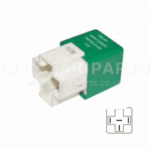 Set of 2 Toyota Lexus Cooling Fan Control Relay 90987-03001