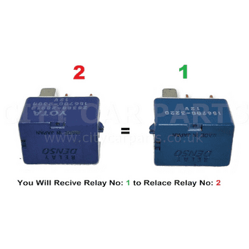 Toyota Lexus 4-Pin Blue Starter (Replacement) Relay 28300-28010 Denso 1567002300