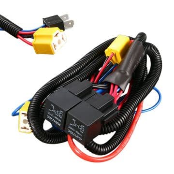 Upgrade Headlight Wiring Harness Relay Loom Headlight H4 Fit VW Golf Corrado/Mk2