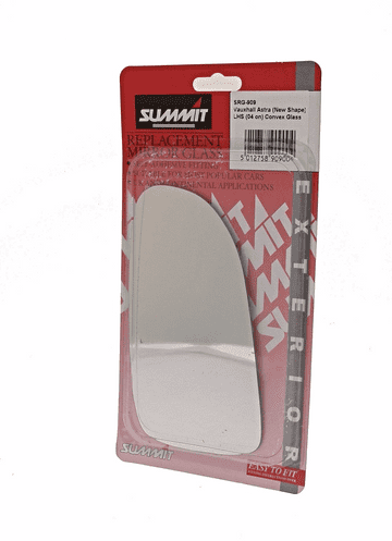 VAUXHALL ASTRA MODELS 2004 TO 2011 LHS REPLACEMENT MIRROR GLASS SUMMIT SRG - 909