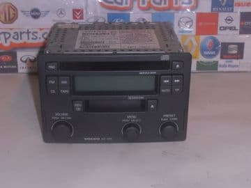 VOLVO S40 V40 96-04 CD PLAYER RADIO TAPE HEAD UNIT HU-655 / P30623403 WITH CODE