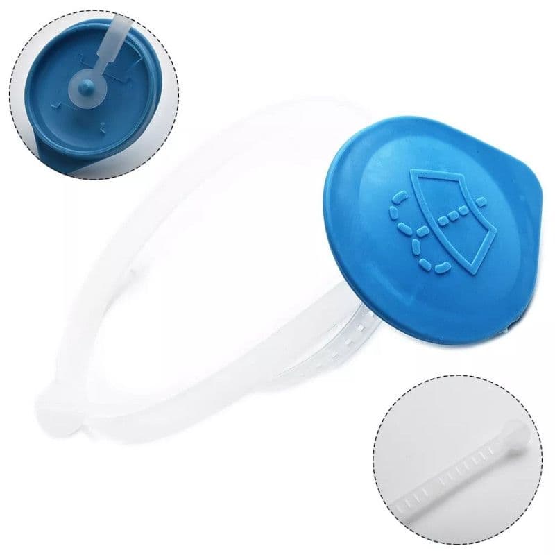 Universal Yellow Windscreen Washer Bottle Cap/Lid For Vauxhall & More – Plastic, Durable, Easy Install