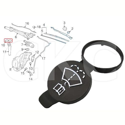 Windscreen Washer Bottle Cap Lid For | UK