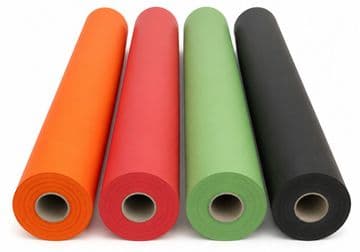 4 Roll Assorted Colours Paper Display Roll 1020mm x 25M Dura Frieze