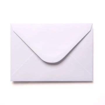 5 x 7 White Envelope Diamond Flap Gummed 100GSM - 50 Envelopes