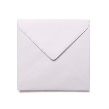 8 x 8 White Envelope Diamond Flap Gummed 100GSM - 50 Envelopes