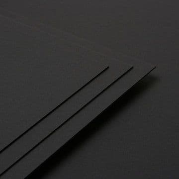 A2 Black Card Smooth & Thick Art Craft Design 700gsm/1000mic - 6 Sheets