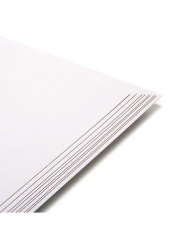 A2 White Folding Box Board Coated 2 Side 350GSM - 50 Sheets
