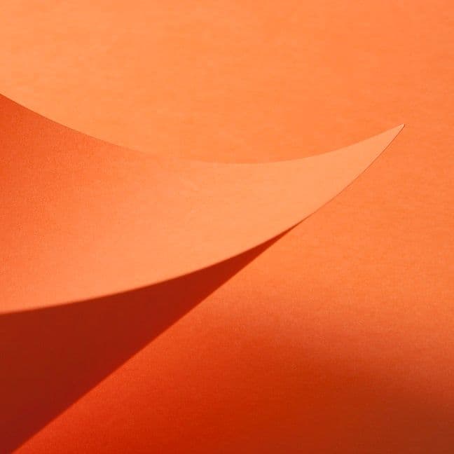 A3 Bright Orange Coloured Card 180GSM - 100 sheets
