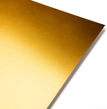 A3 Mirror Card Gold Shiny Crafts Reflective 280GSM - 10 Sheets