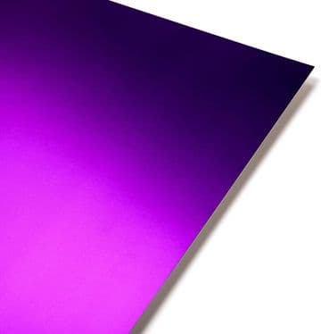 A3 Mirror Card Purple Shiny Crafts Reflective 280GSM - 10 Sheets