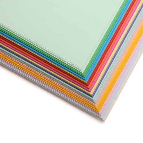 A3 Personalised Pack Coloured Paper 100GSM - 100 Sheets