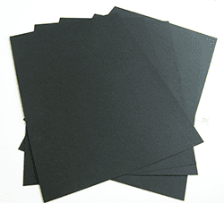 A4 Black Card Smooth & Thick Art Craft Design 450gsm/640mic - 25 Sheets