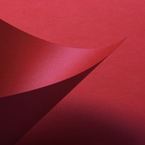 A4 Bright Red Coloured Card 240GSM - 100 Sheets