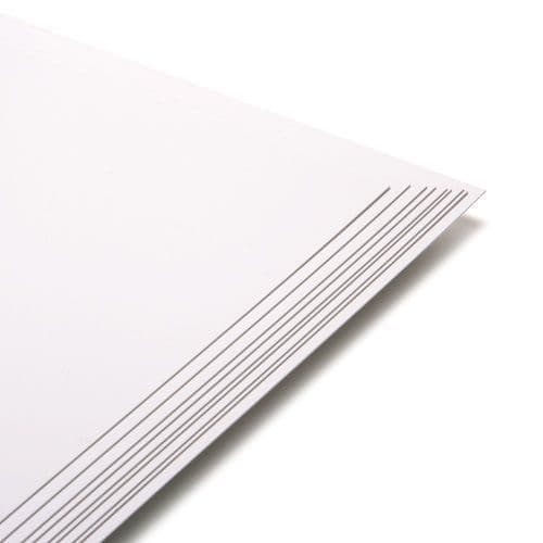 A4 Extra Smooth White Printer Card 400GSM Federigoni Splendorgel - 50 Sheets