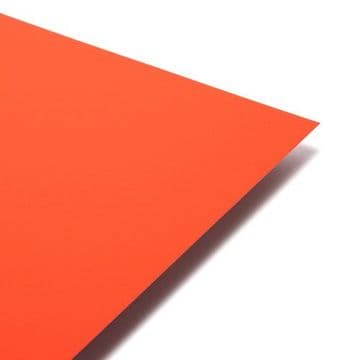 A4 Neon Fluorescent Card Red - 20 Sheets