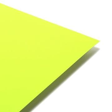 A4 Neon Fluorescent Card Yellow - 20 Sheets