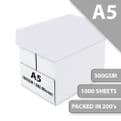 A5 Box White Extra Thick Card 350gsm / 430mic - 1000 Sheets