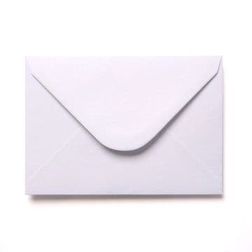 C7 White Envelope Diamond Flap Gummed 100GSM - 50 Envelopes