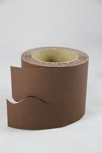 Chocolate Brown Bordette Scalloped Paper Roll - 1 Roll