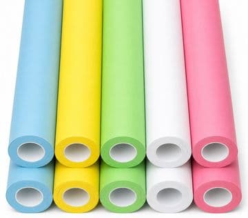 Cool Colours Display Paper Roll 15 Metre x 1218mm Super Wide - 10 Rolls