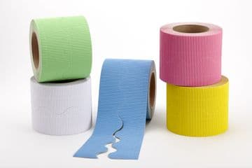 Cool Pack Cardboard Corrugated Border Roll Scalloped Edge - 5 Rolls