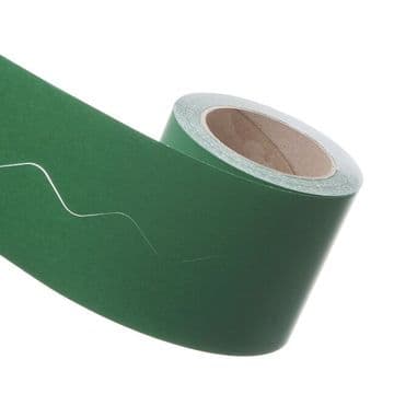 Emerald Green Bordette Scalloped Paper - 1 Roll
