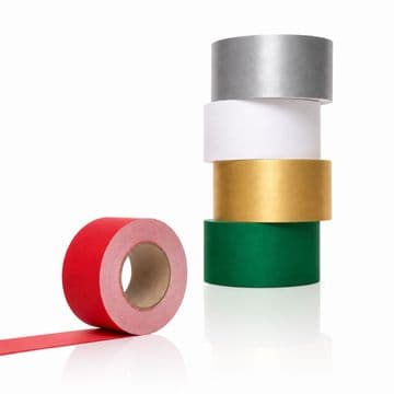 Festive Pack Plain Edge Border Roll 48mm x 50M Pack of 5