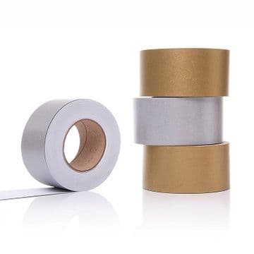 Gold & Silver Plain Edge Border Roll 48mm x 50M