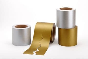 Metallic Pack Bordette Scalloped Paper Roll - 4 Pack