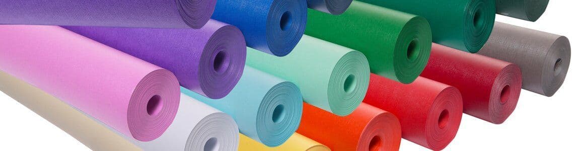 Sky Blue Paper Display Roll 1020mm x 25M Dura Frieze - 1 Roll